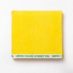 Benetton Rainbow Πετσέτα Θαλάσσης Βαμβακερή Κίτρινη 90x160