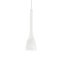 IDEAL LUX ΦΩΤΙΣΤΙΚΟ ΟΡΟΦΗΣ ΓΥΑΛΙΝΟ ΛΕΥΚΟ Ø10,5 FLUT SP1 SMALL 035697