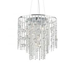 IDEAL LUX 10ΦΩΤΟ ΦΩΤΙΣΤΙΚΟ ΟΡΟΦΗΣ ΜΕ ΚΡΥΣΤΑΛΛΑ EVASIONE SP10 044767