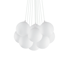 IDEAL LUX 11ΦΩΤΟ ΦΩΤΙΣΤΙΚΟ ΟΡΟΦΗΣ ΓΥΑΛΙΝΟ ΛΕΥΚΟ MAPA BIANCO SP11 131924