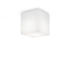 IDEAL LUX ΦΩΤΙΣΤΙΚΟ ΟΡΟΦΗΣ ΕΞΩΤΕΡΙΚΟΥ ΧΩΡΟΥ ΛΕΥΚΟ 11X11 LUNA PL1 SMALL 213200