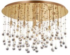 IDEAL LUX 12ΦΩΤΟ ΦΩΤΙΣΤΙΚΟ ΟΡΟΦΗΣ ΜΕ ΚΡΥΣΤΑΛΛΑ ΧΡΥΣΟ Ø60 MOONLIGHT PL12 082783
