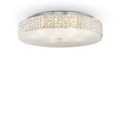 IDEAL LUX 12ΦΩΤΗ ΠΛΑΦΟΝΙΕΡΑ ΜΕ ΚΡΥΣΤΑΛΛΑ Ø60 ROMA PL12 087870