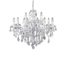 IDEAL LUX 12ΦΩΤΟΣ ΠΟΛΥΕΛΑΙΟΣ ΜΕ ΚΡΥΣΤΑΛΛΑ ΧΡΩΜΙΟ/ΔΙΑΦΑΝΟΣ FLORIAN SP12 035604