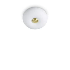 IDEAL LUX 2ΦΩΤΗ ΠΛΑΦΟΝΙΕΡΑ ΓΥΑΛΙΝΗ ΛΕΥΚΗ Ø30 ARIZONA PL2 214498