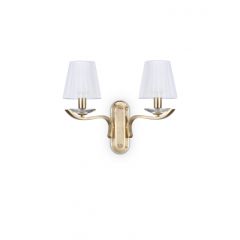 IDEAL LUX 2ΦΩΤΗ ΑΠΛΙΚΑ ΜΕΤΑΛΛΙΚΗ ΜΠΡΟΝΖΕ PEGASO AP2 197708