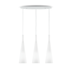 IDEAL LUX 3ΦΩΤΟ ΦΩΤΙΣΤΙΚΟ ΟΡΟΦΗΣ ΡΑΓΑ ΓΥΑΛΙΝΟ ΛΕΥΚΟ MILK SP3 030326