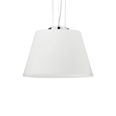 IDEAL LUX ΦΩΤΙΣΤΙΚΟ ΟΡΟΦΗΣ ΓΥΑΛΙΝΟ ΛΕΥΚΟ Ø40,5 CYLINDER SP1 025438