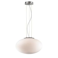 IDEAL LUX ΦΩΤΙΣΤΙΚΟ ΟΡΟΦΗΣ ΓΥΑΛΙΝΟ ΛΕΥΚΟ Ø40 CANDY SP1 086736