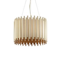 IDEAL LUX 5ΦΩΤΟ ΦΩΤΙΣΤΙΚΟ ΟΡΟΦΗΣ ΜΕΤΑΛΛΙΚΟ ΧΡΥΣΟ PAN SP5 208817