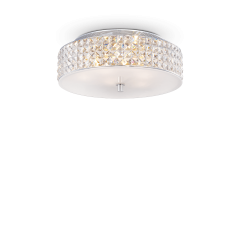 IDEAL LUX 6ΦΩΤΗ ΠΛΑΦΟΝΙΕΡΑ ΜΕ ΚΡΥΣΤΑΛΛΑ Ø40 ROMA PL6 000657
