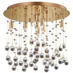 IDEAL LUX 8ΦΩΤΟ ΦΩΤΙΣΤΙΚΟ ΟΡΟΦΗΣ ΜΕ ΚΡΥΣΤΑΛΛΑ ΧΡΥΣΟ Ø40 MOONLIGHT PL8 080932