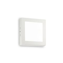 IDEAL LUX ΦΩΤΙΣΤΙΚΟ ΤΟΙΧΟΥ LED ΜΕΤΑΛΛΙΚΟ ΛΕΥΚΟ 17X17 UNIVERSAL 12W SQUARE 138633