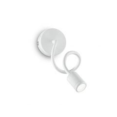 IDEAL LUX ΑΠΛΙΚΑ LED ΜΕΤΑΛΛΙΚΗ ΛΕΥΚΗ FOCUS-1 AP1 097183