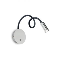 IDEAL LUX ΑΠΛΙΚΑ LED ΜΕΤΑΛΛΙΚΗ ΧΡΩΜΙΟ FOCUS-2 AP1 203188