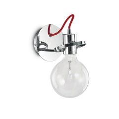 IDEAL LUX ΑΠΛΙΚΑ ΜΕΤΑΛΛΙΚΗ ΧΡΩΜΙΟ RADIO AP1 119427