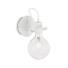 IDEAL LUX ΑΠΛΙΚΑ ΜΕΤΑΛΛΙΚΗ ΛΕΥΚΗ RADIO AP1 119465