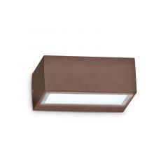 Ideal Lux Απλίκα Εξωτερικού Χώρου Καφέ Twin Ap1 Big 213330