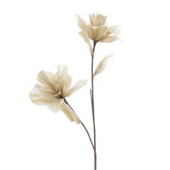 Inart Τεχνητό Λουλούδι Κρεμ 115 Εκ. Κωδικός: 3-85-246-0161