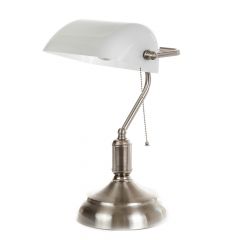 Inlight Επιτραπέζιο Φωτιστικό Μεταλλικό/Γυάλινο Λευκό 3431