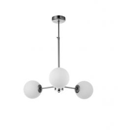 Inlight Τρίφωτο Φωτιστικό Οροφής Μεταλλικό/Γυάλινο 5321-3