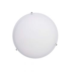 Inlight Πλαφονιέρα Γυάλινη Λευκή Δ40 42154A