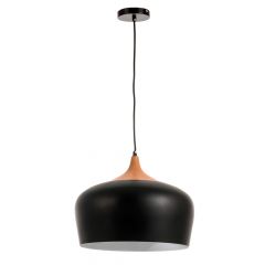 Inlight Φωτιστικό Οροφής Μεταλλικό Μαύρο 4387