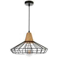 Inlight Φωτιστικό Οροφής Μεταλλικό Μαύρο 4389