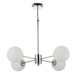 Inlight Τετράφωτο Φωτιστικό Οροφής Μεταλλικό/Γυάλινο 5321-4