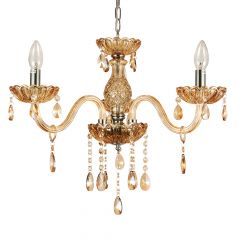 Inlight Τρίφωτος Πολυέλαιος Γυάλινος Μελί 5314-3