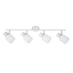 Inlight Τετράφωτο Σποτ Μεταλλικό Λευκό 9079-4