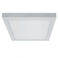 Inlight Πλαφονιέρα Led Αλουμινίου/Pvc Λευκή 3000K 22,5x22,5