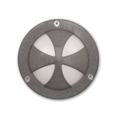 LIGHTUP ΑΠΛΙΚΑ ΕΞΩΤΕΡΙΚΟΥ ΧΩΡΟΥ ΜΕ ΣΤΑΥΡΟ ΑΛΟΥΜΙΝΙΟΥ ΓΚΡΙ Ø14 123.AL.G