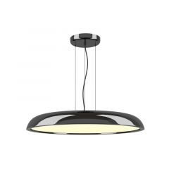 Sunlight Mia - Φωτιστικό Οροφής Led Μεταλλικό Μαύρο Φ60 Εκ. - Dimmable
