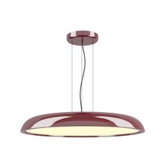 Sunlight Mia - Φωτιστικό Οροφής Led Μεταλλικό Βυσσινί Φ60 Εκ. - Dimmable