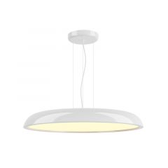 Sunlight Mia - Φωτιστικό Οροφής Led Μεταλλικό Λευκό Φ60 Εκ. - Dimmable