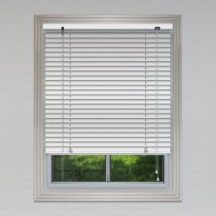 MRSHome Στόρι Αλουμινίου Λευκό 25mm 100x140 Εκ.