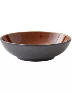 Bitz Πιάτο Ζυμαρικών Stoneware Φ20 Εκ. 1000 ml - Gastro Black/Amber