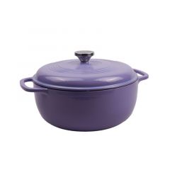 Lodge Κατσαρόλα Μαντεμένια Εμαγιέ 5,68 Lt Ι Lilac