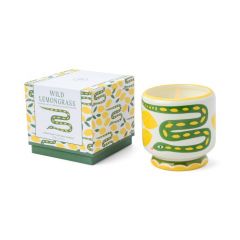 Paddywax A DOPO Αρωματικό Κερί 226 gr Σε Κεραμικό Δοχείο "Snake" I Wild Lemongrass