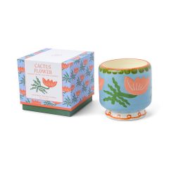 Paddywax A DOPO Αρωματικό Κερί 226 gr Σε Κεραμικό Δοχείο "Flower" I Cactus Flower