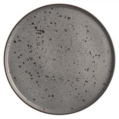 Day Ρηχό Πιάτο Φαγητού Reactive Glaze Stoneware Γκρι Ø26,5 Εκ.