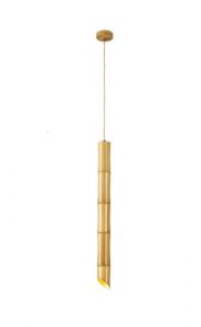 Viokef Φωτιστικό Οροφής Μεταλλικό Χρυσό Bamboo 4270500