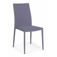 Bizzotto Ivy Καρέκλα Υφασμάτινη Γκρι 42x51,5x90,5