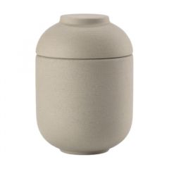 Zone Denmark Δοχείο Αποθήκευσης Stoneware Ø6,5x9 - Sensu Taupe