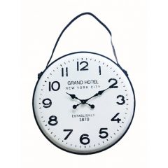 Bizzotto Ticking Ρολόι Τοίχου Με Λαβή Μαύρο 61x6x88,5