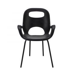 Umbra Καρέκλα Πλαστική/Μεταλλική Μαύρη Ματ Oh 61x61x86,4