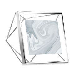 Umbra Επιτοίχια/Επιτραπέζια Κορνίζα Μεταλλική Χρώμιο Prisma 10x10