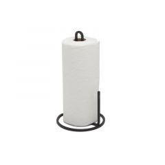 Umbra Βάση Για Χαρτί Κουζίνας Μεταλλική Μαύρη Squire 16,5x16,5x32,1