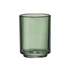 Zone Denmark Ποτηροθήκη Γυάλινη Ø7,5x10 - Tada Dark Green